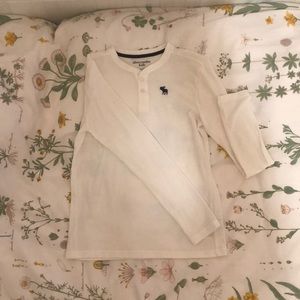 Abercrombie kids half button